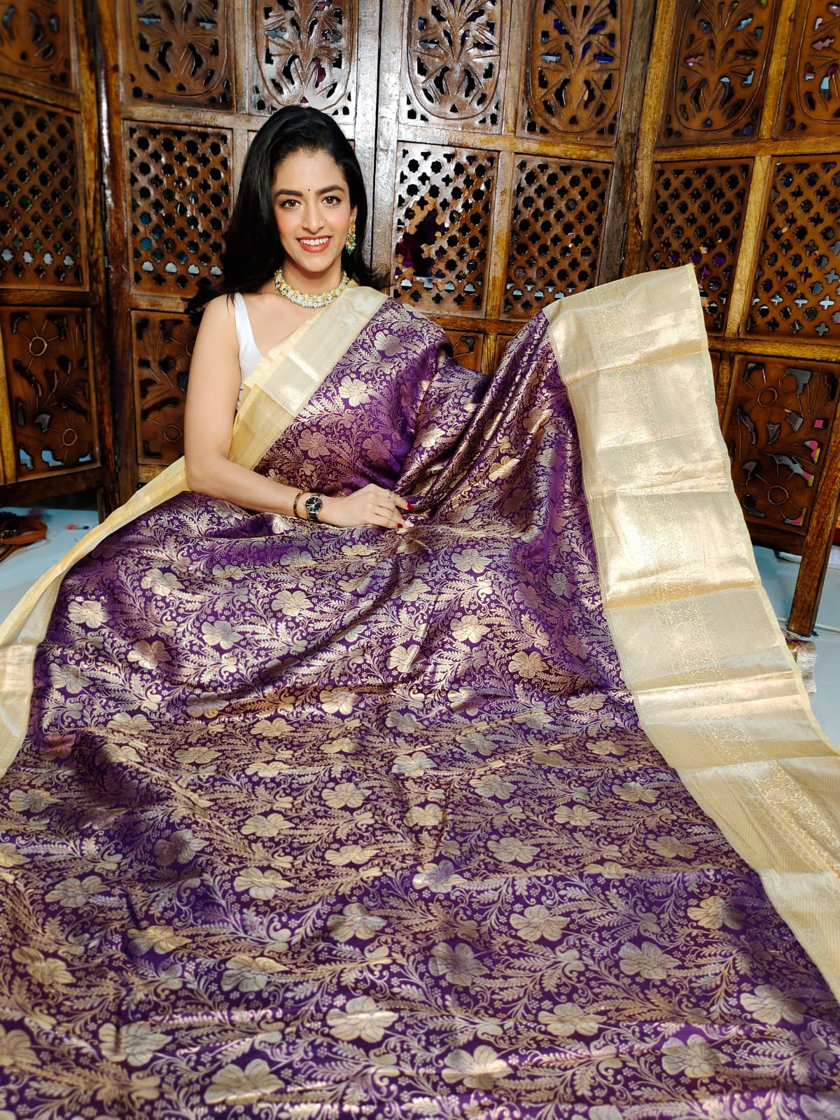 90% ఆఫర్ కంచి పట్టు సేకరణ