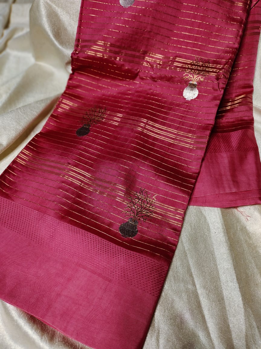 100% silk mark certified green Mango silk saree