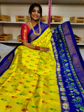 Ikkat pattu saree
