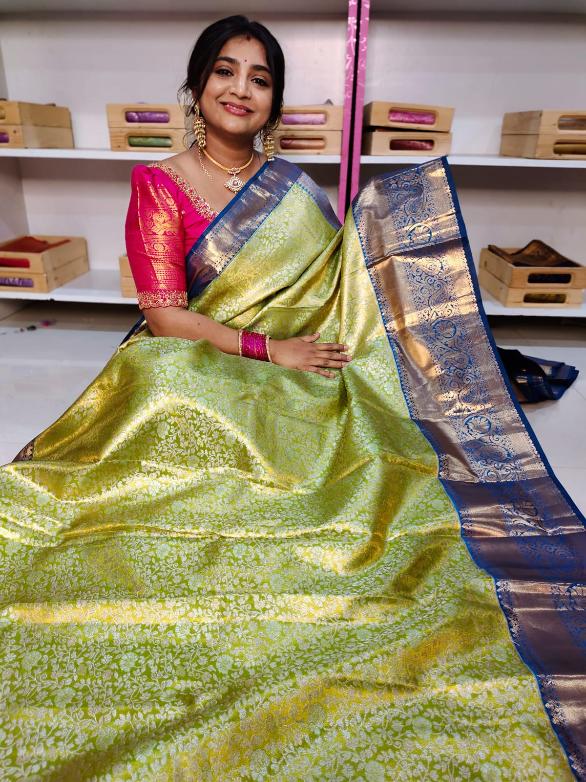 90% offer Kanchi pattu collection