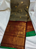 Vintage gadwal silk saree