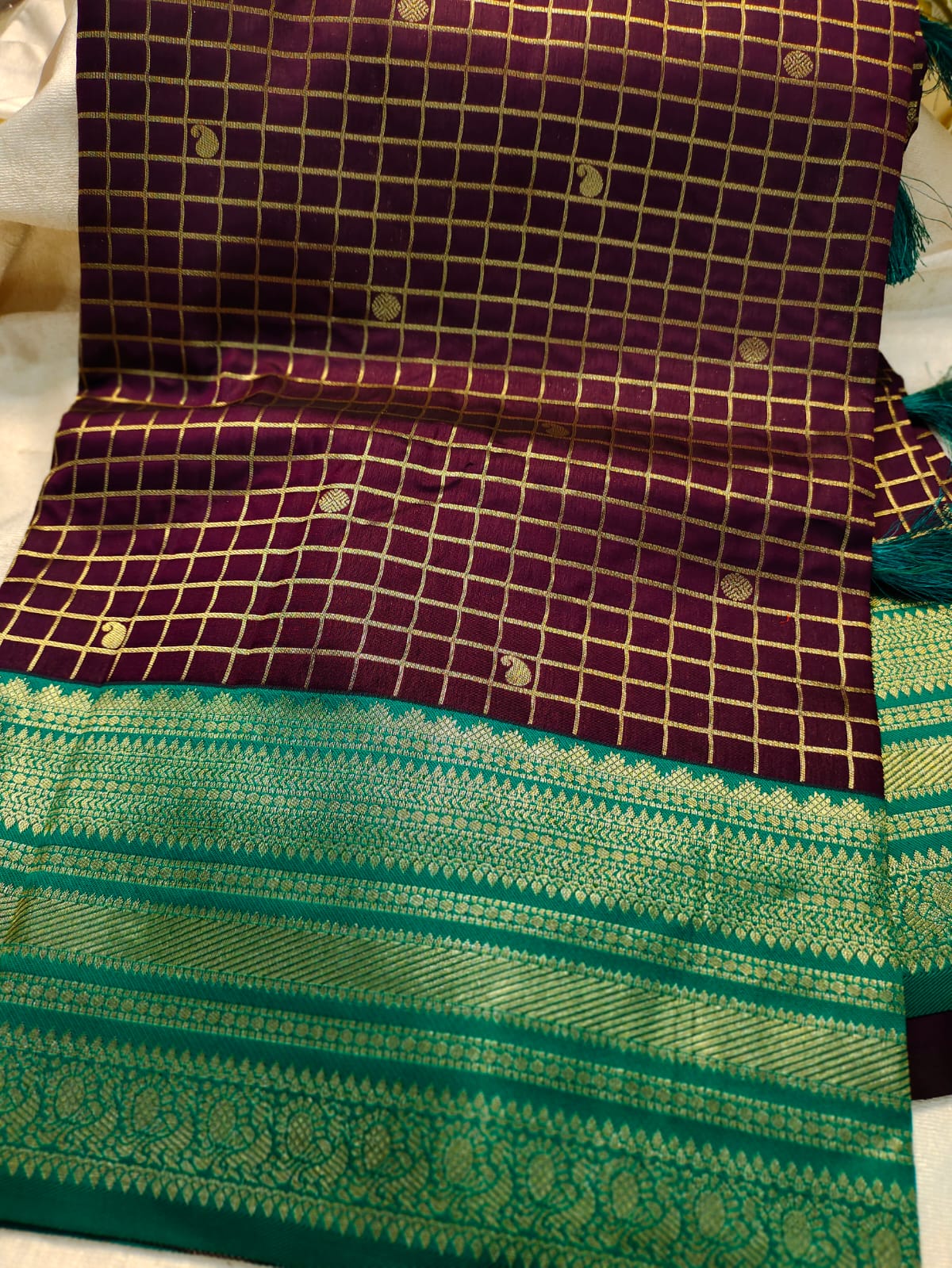 Vintage gadwal silk