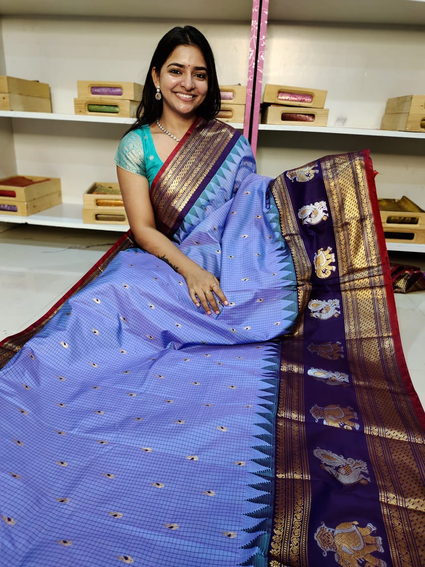 65% offer gadwal silk saree