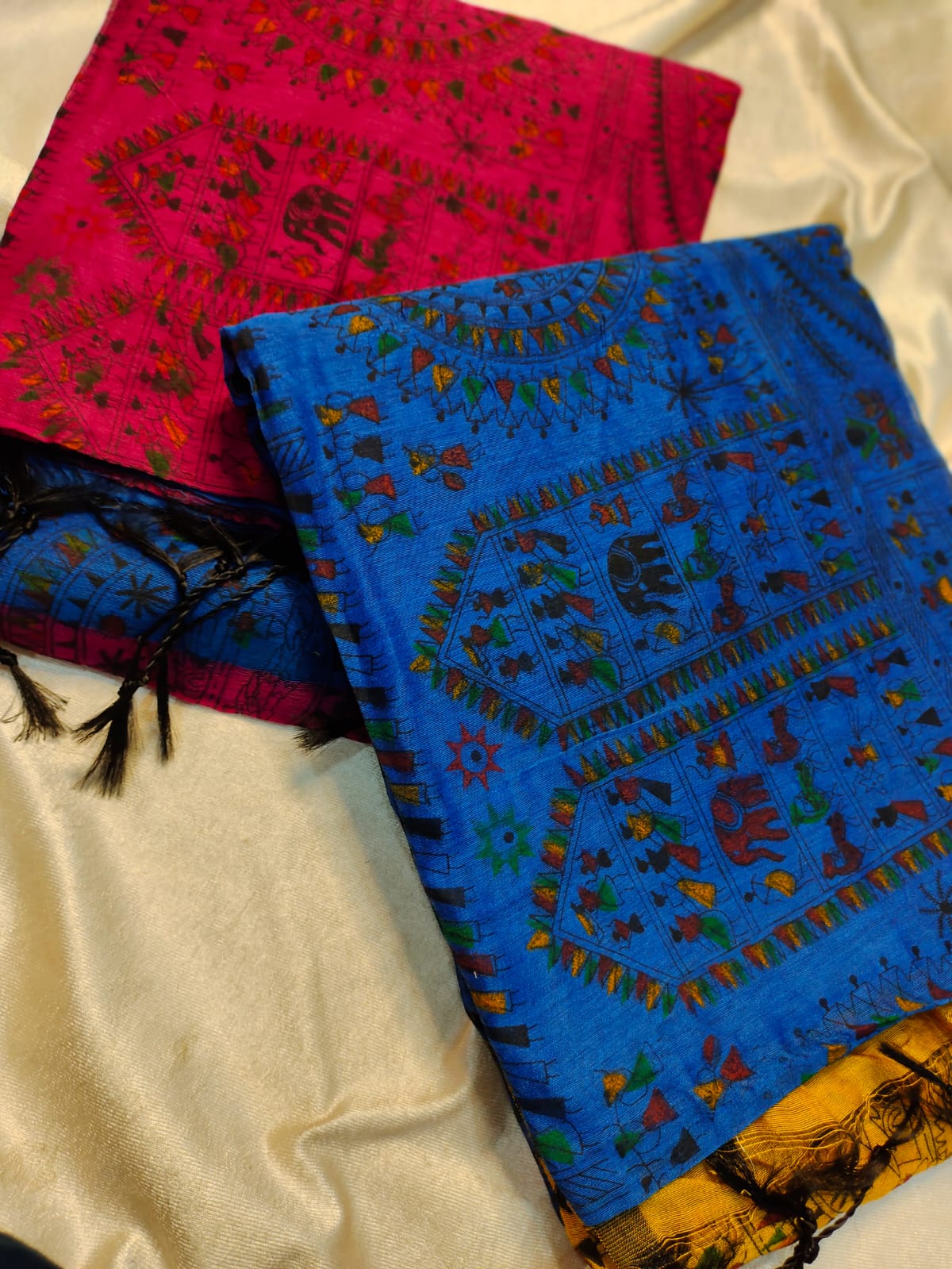 1+1 kadhi cotton saree