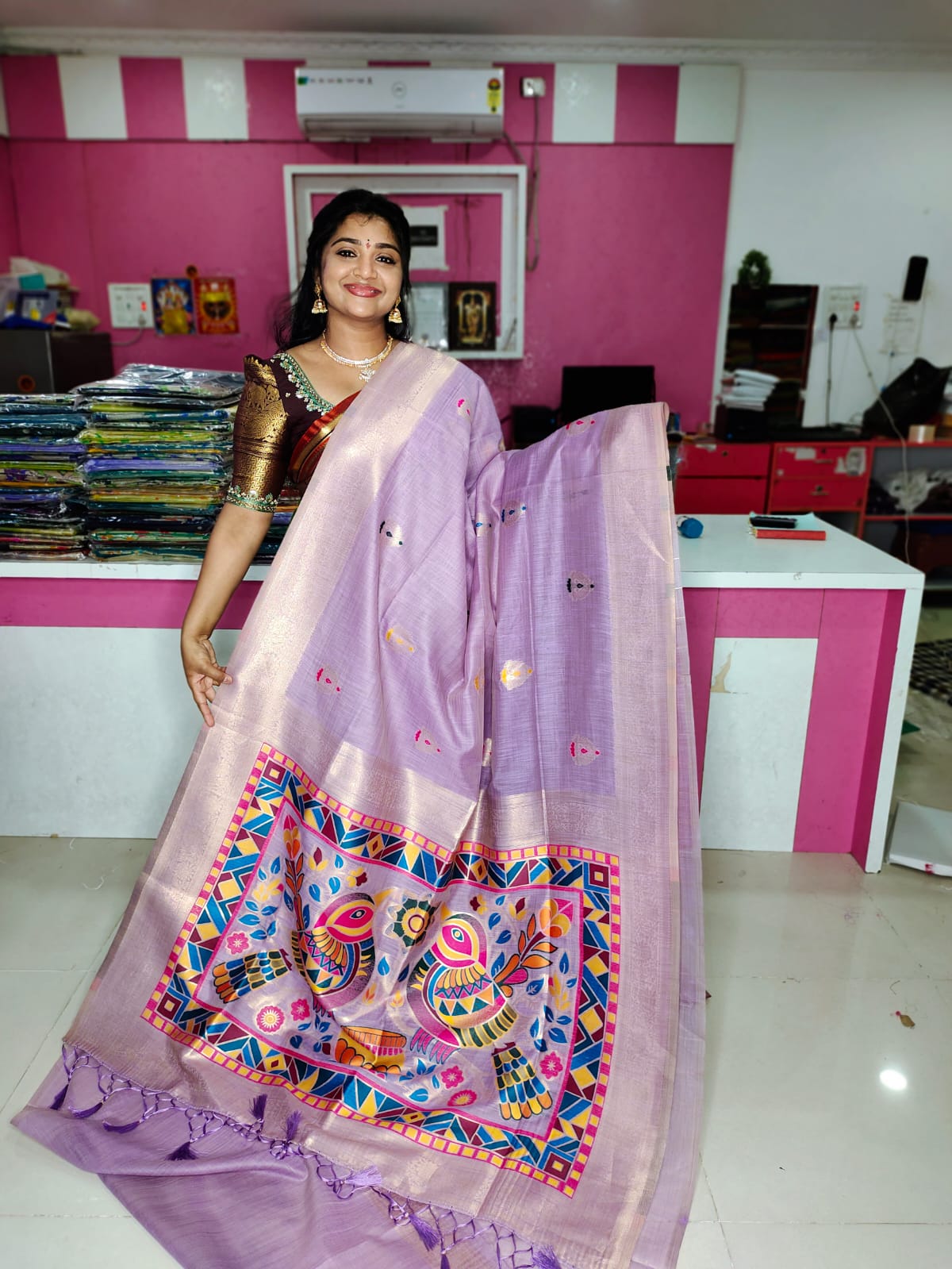 Jamdani cottone saree