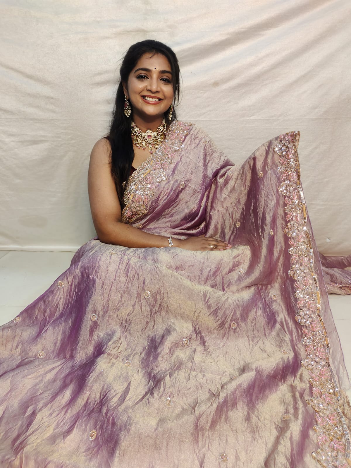 Cocktail saree