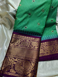 Ashadam gadwal silk saree