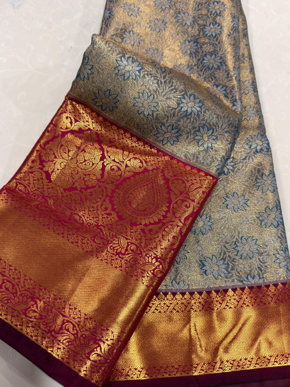 90% offer Kanchi pattu collection