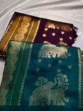 1+1 banarasi saree