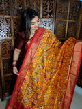 Ikkat duppata 
100% silk Mark certified