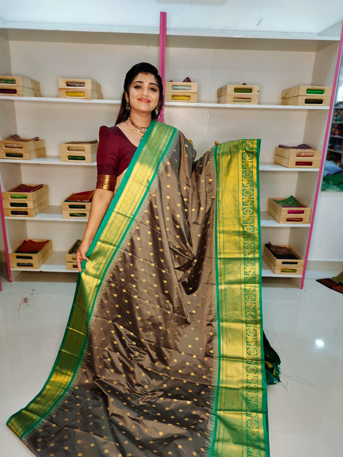 50% offer gadwal silk sarees