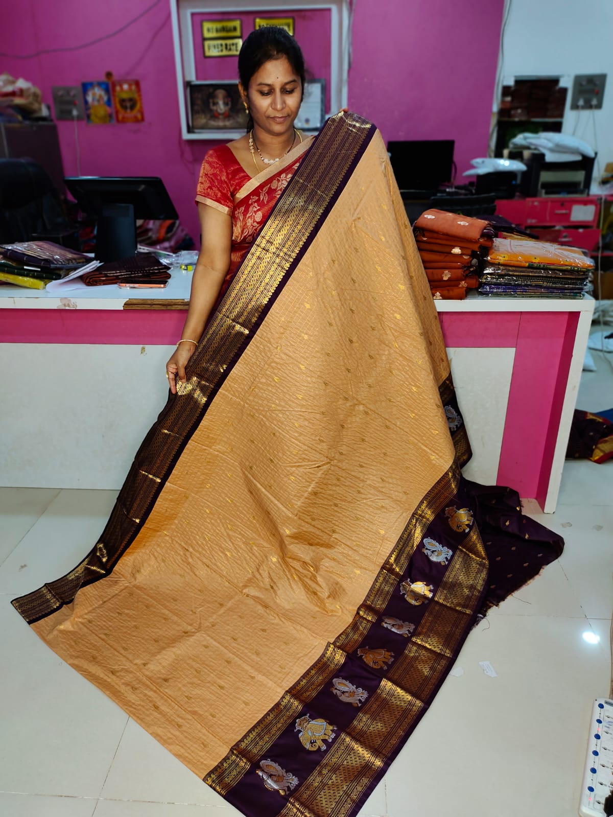 Vintage gadwal sarees