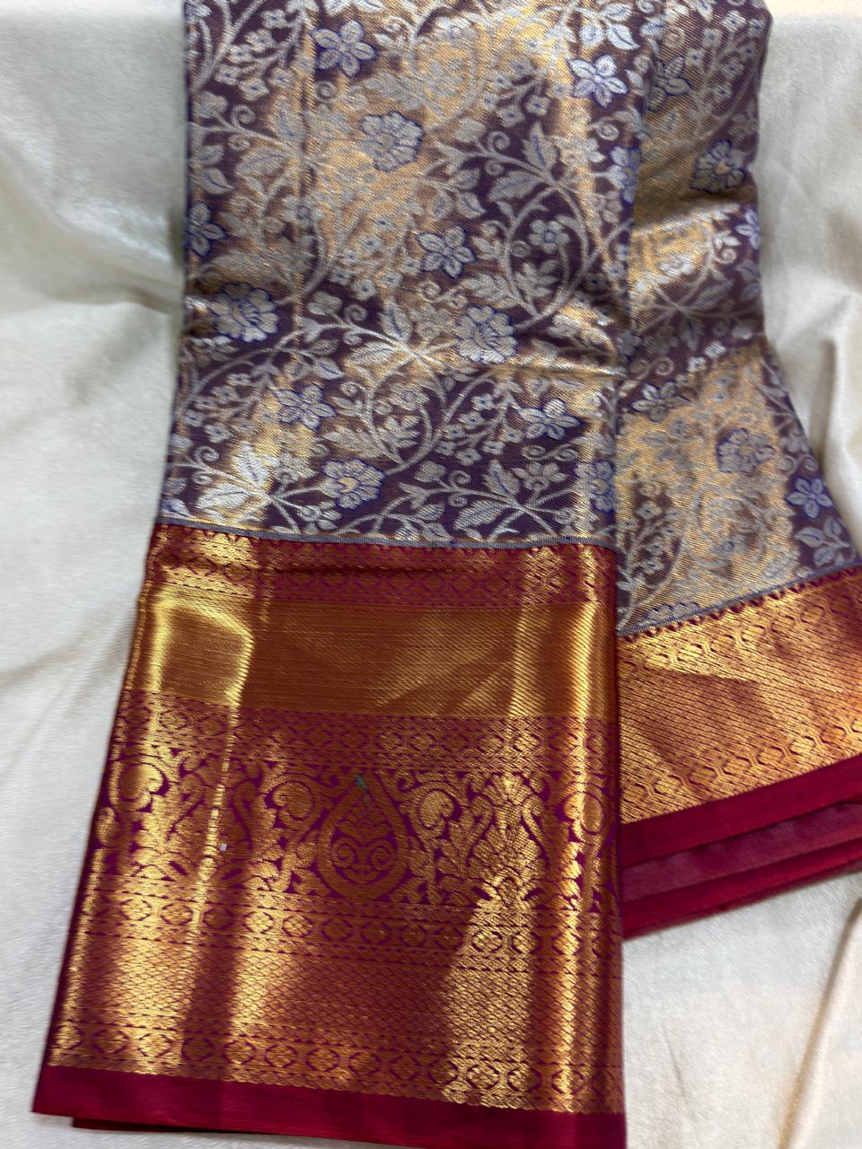 90% offer Kanchi pattu collection