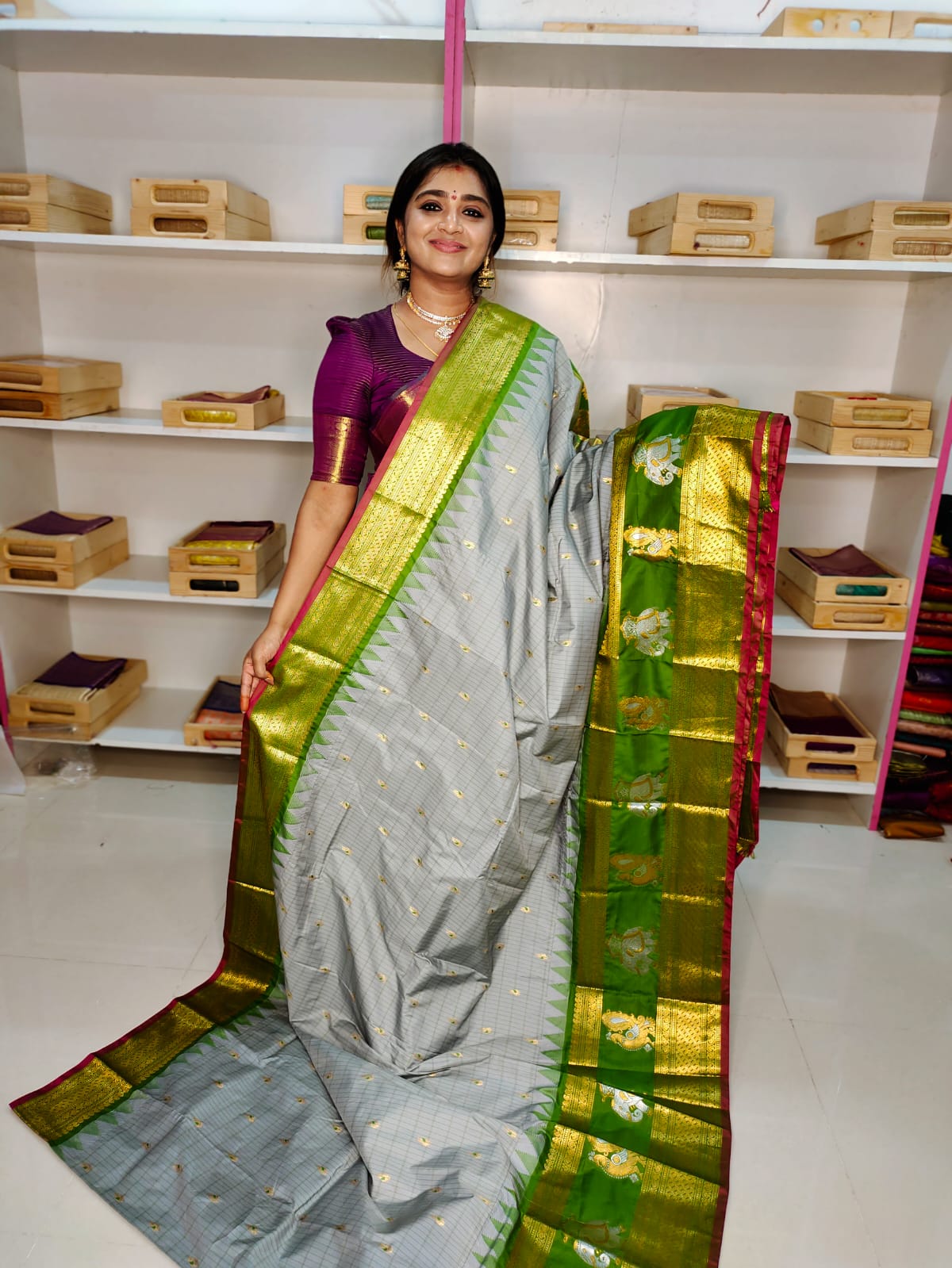 Primeme gadwal silk saree