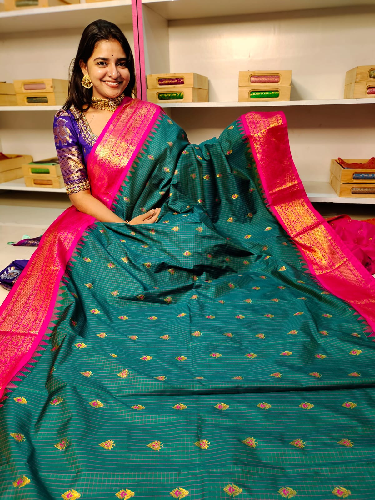 50% offer gadwal silk saree