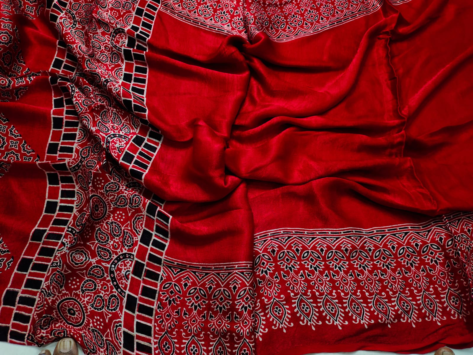 Ajrak sarees