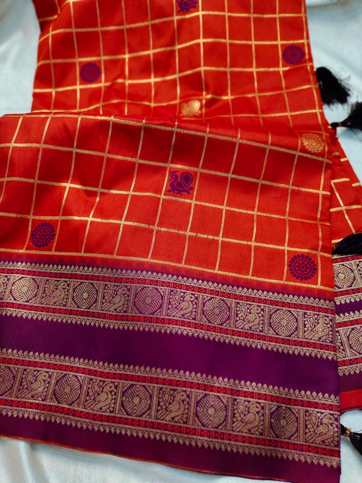 Vintage gadwal silk