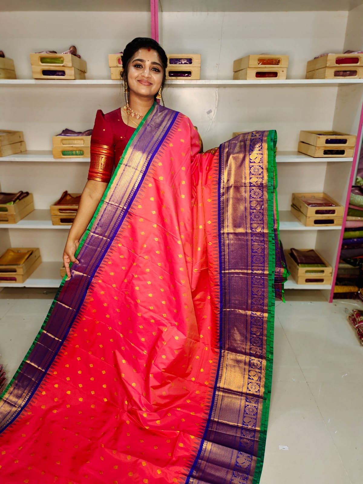 Primeme gadwal silk saree