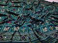 Spun patola silk