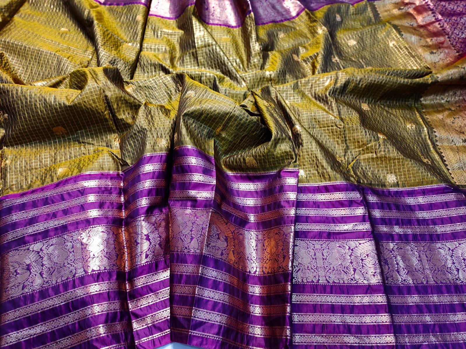 Vintage gadwal sarees