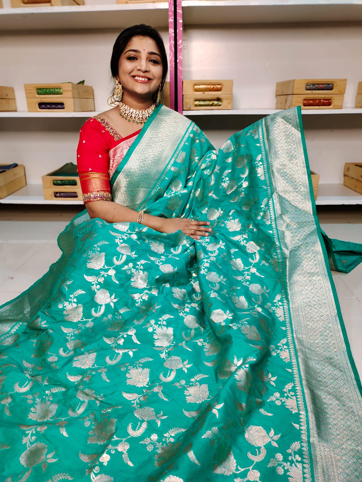 80% Katan banarasi sarees
