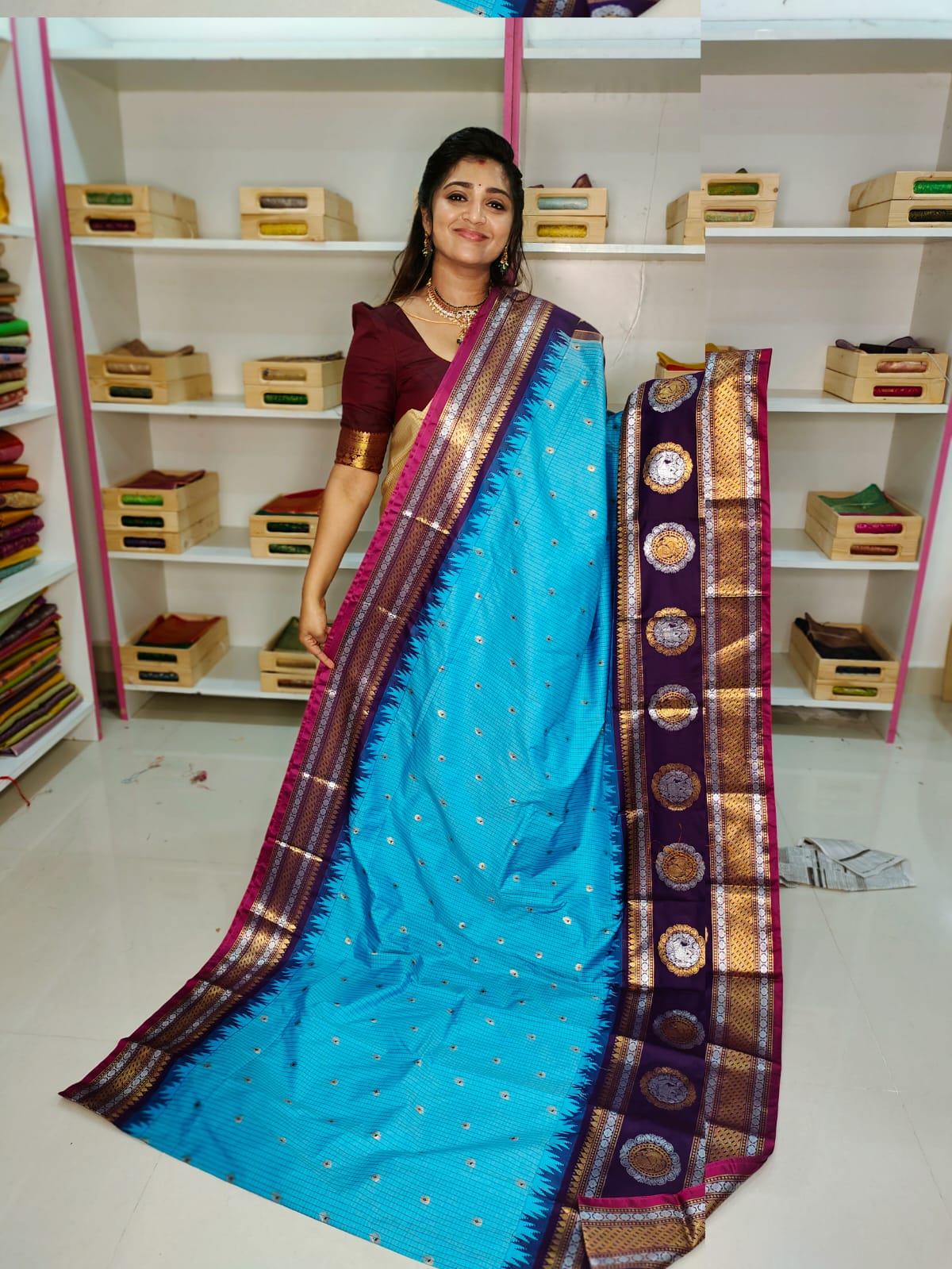50% offer gadwal silk
