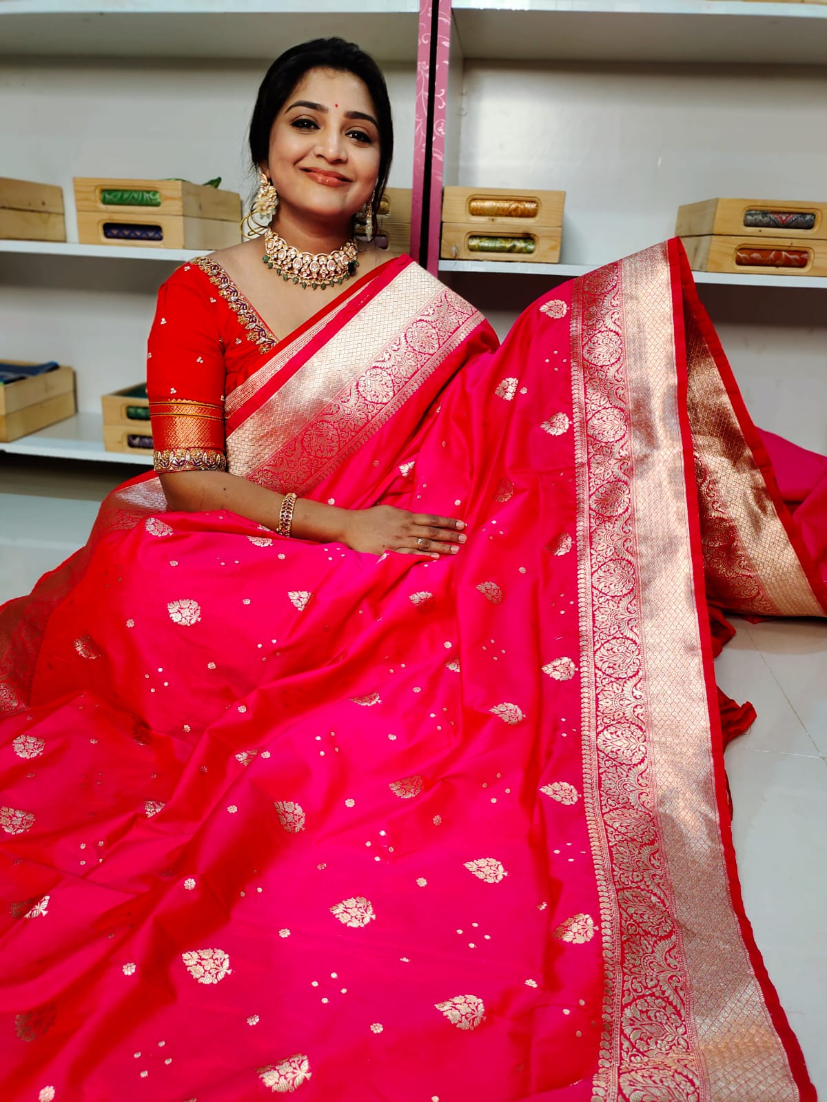 80% Katan banarasi sarees