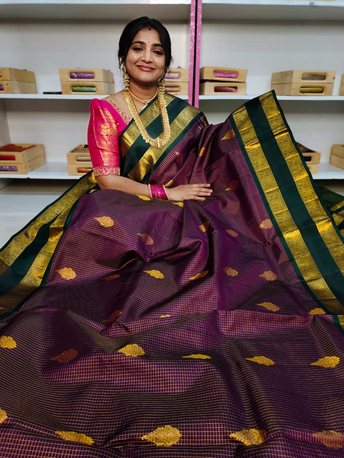 50% Silk mark vintage pattu sarees