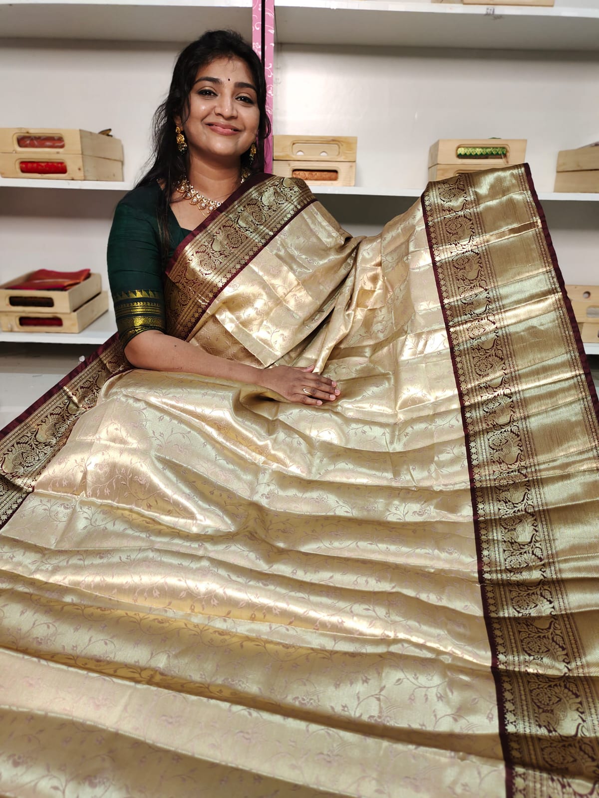 Kanchi banarasi silk
