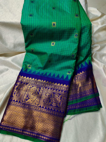 Vintage gadwal silks