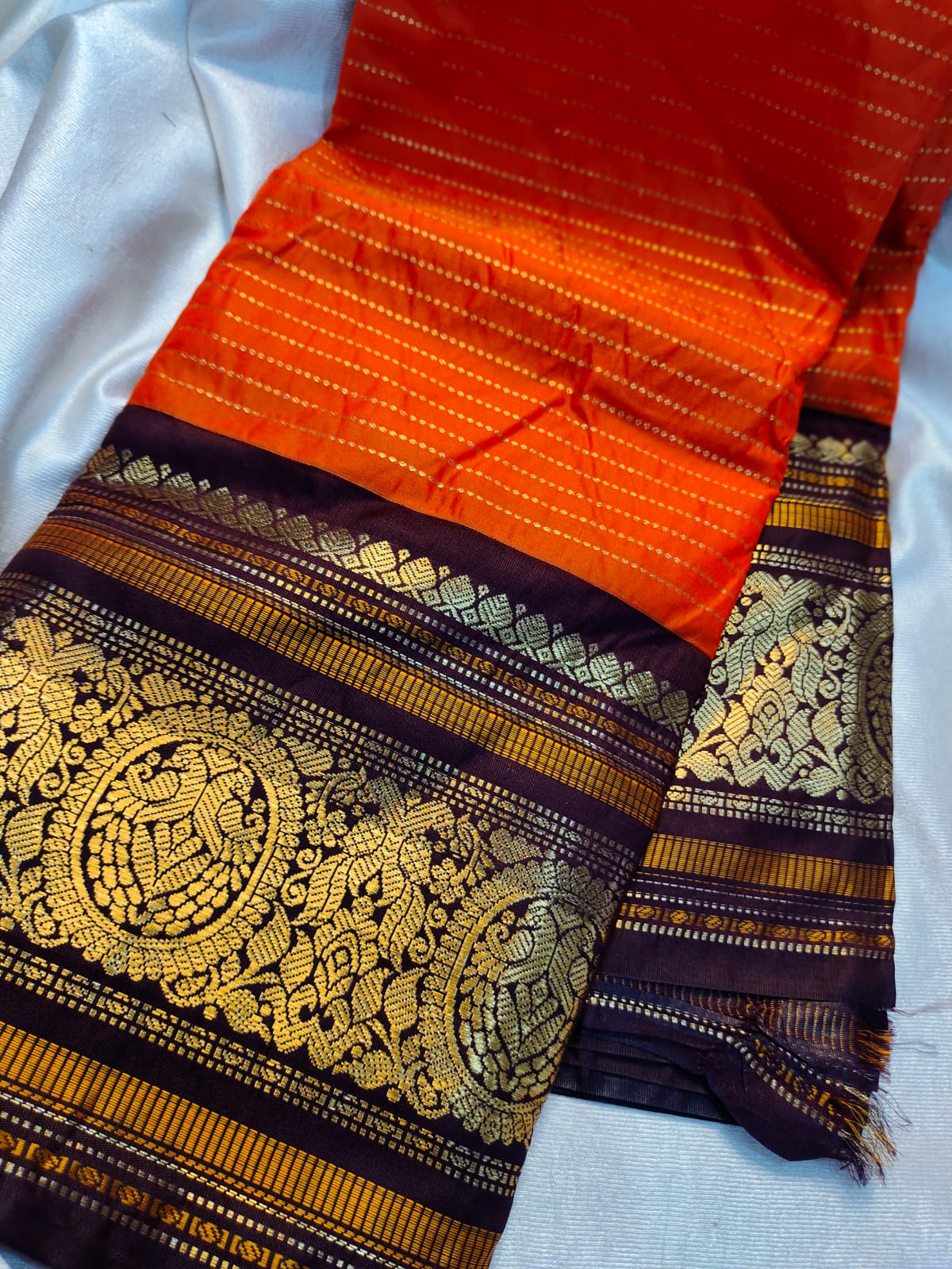 Vintage gadwal silk