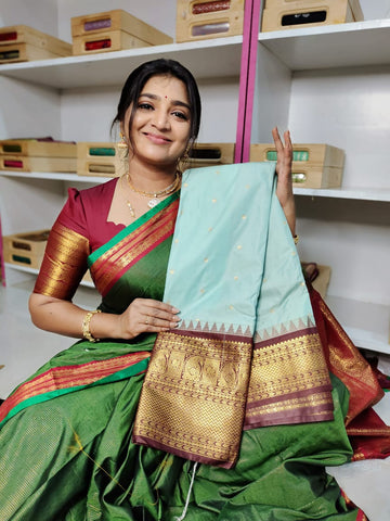 Gadwal silk saree