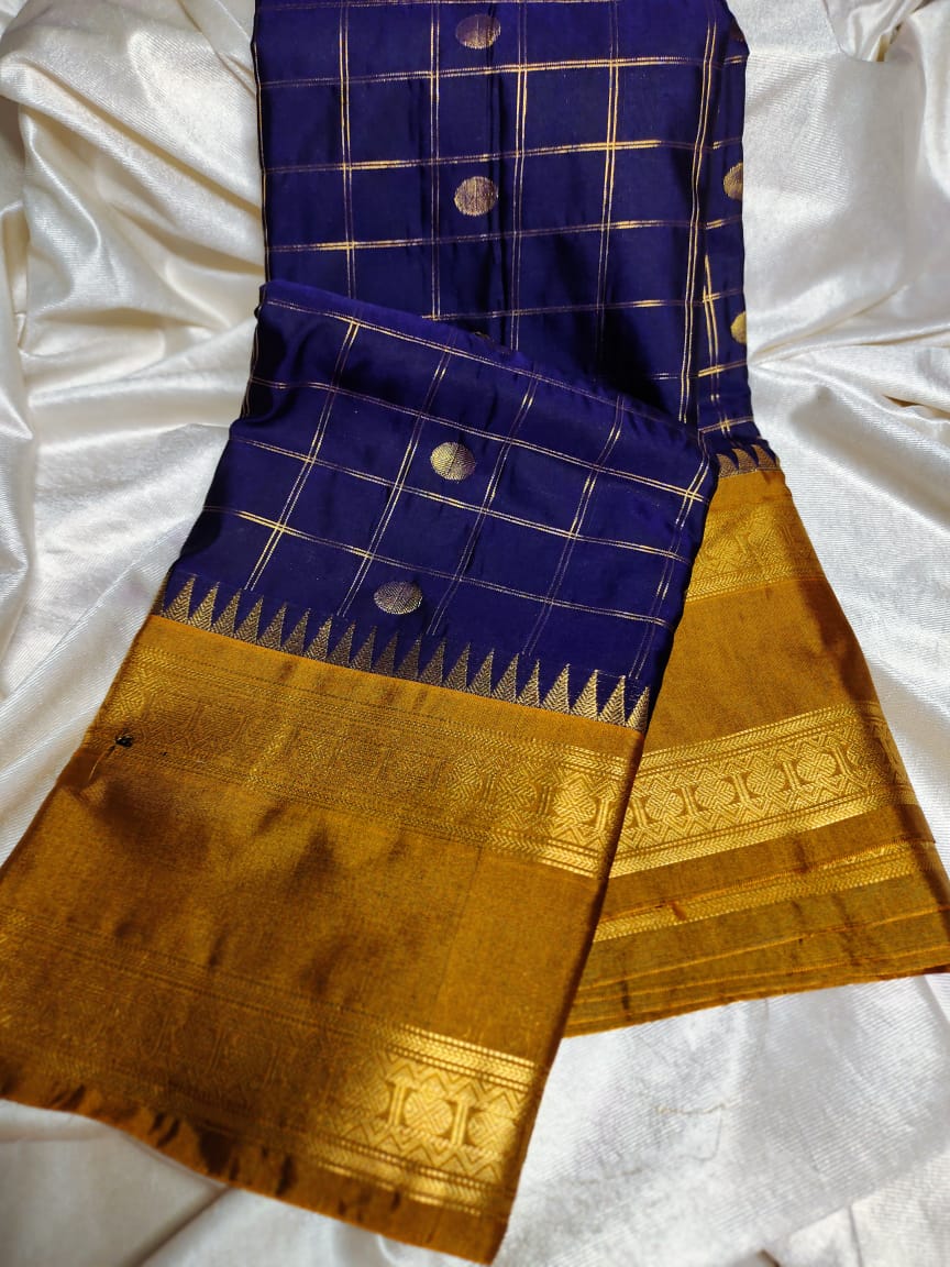Vitange gadwal silk