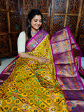 50% offer ikkat pattu saree 
Silk mark certified