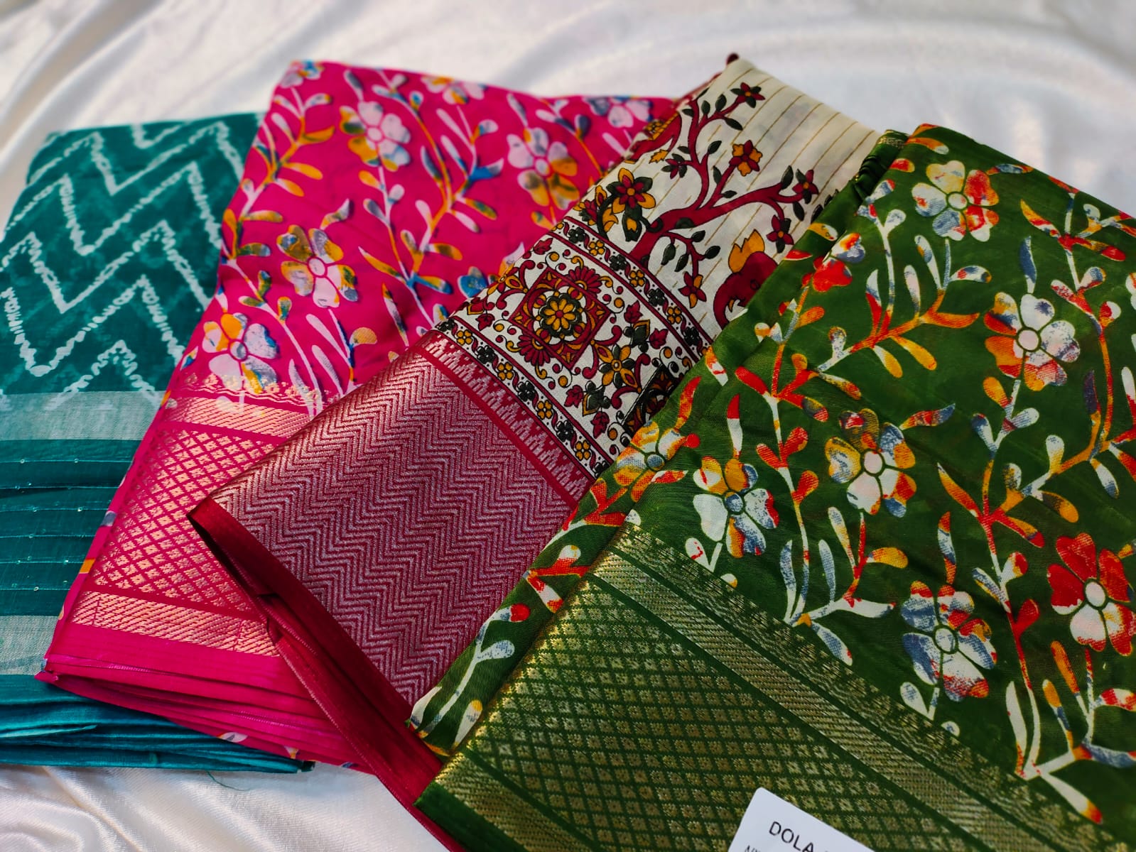 1+3 dola silk saree