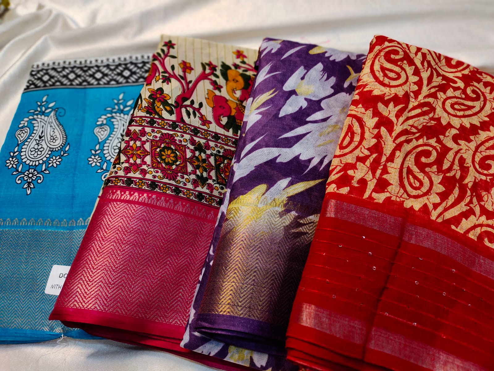 1+3 dola silk saree