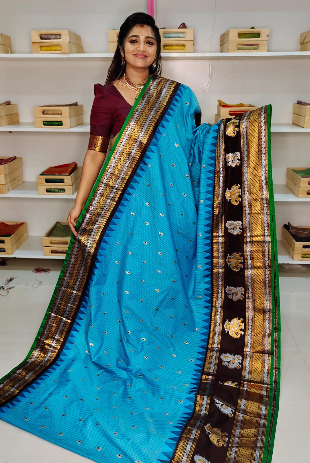 50% offer gadwal silk saree