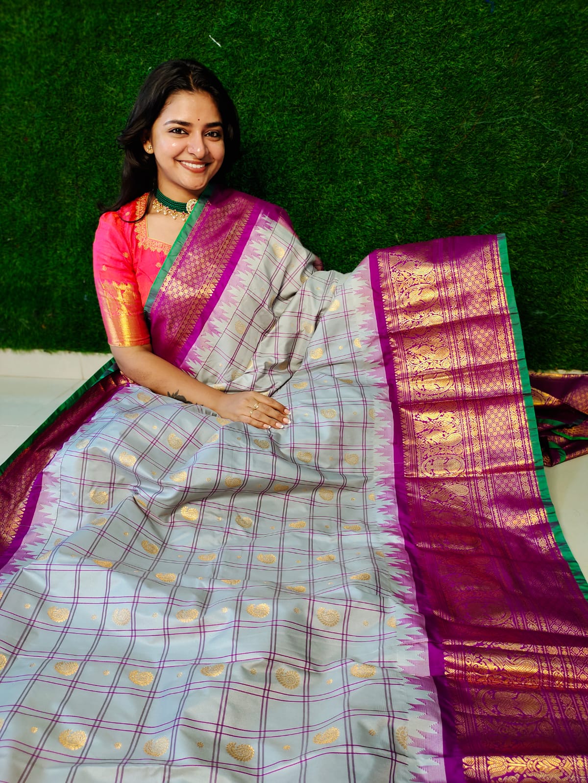 Vitange gadwal silk saree