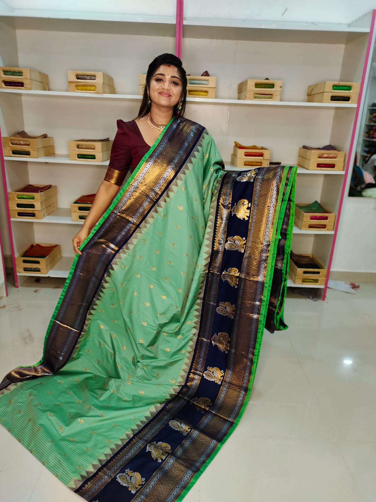 50% offer gadwal silk saree