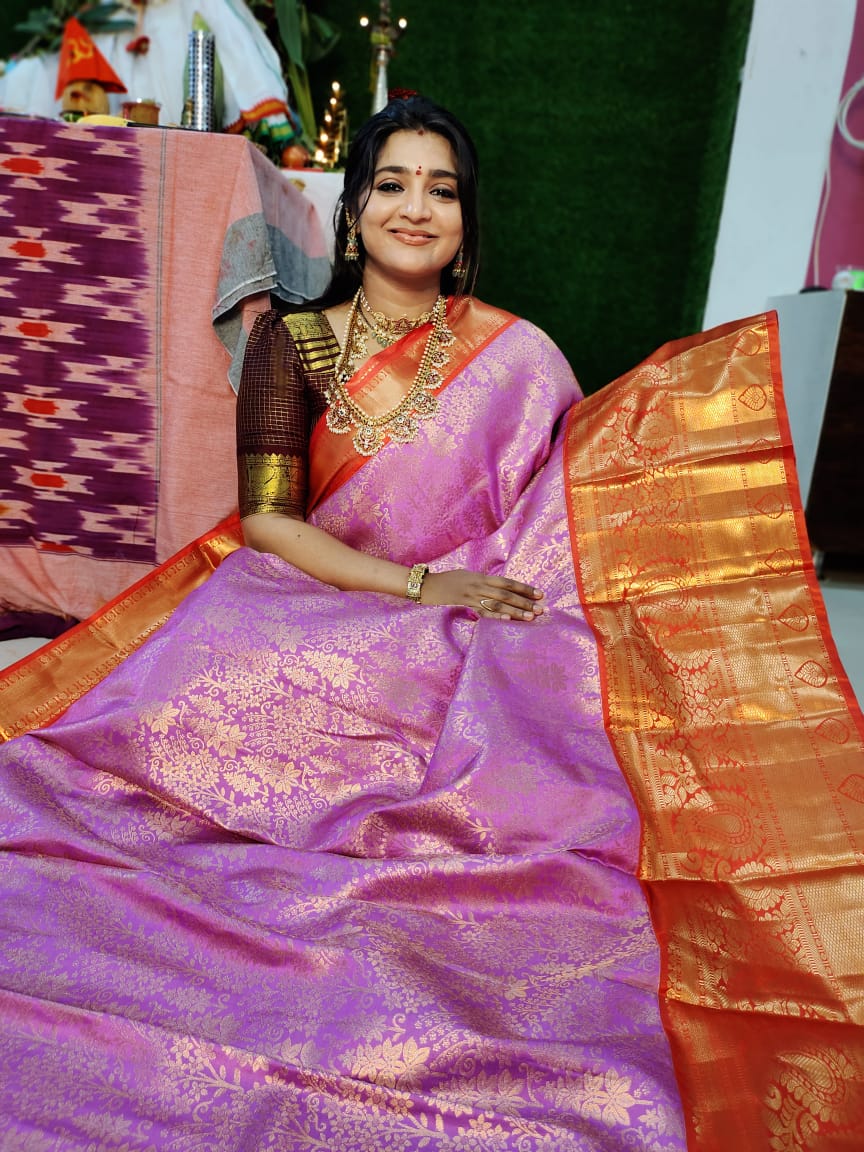 Lavender kanchi