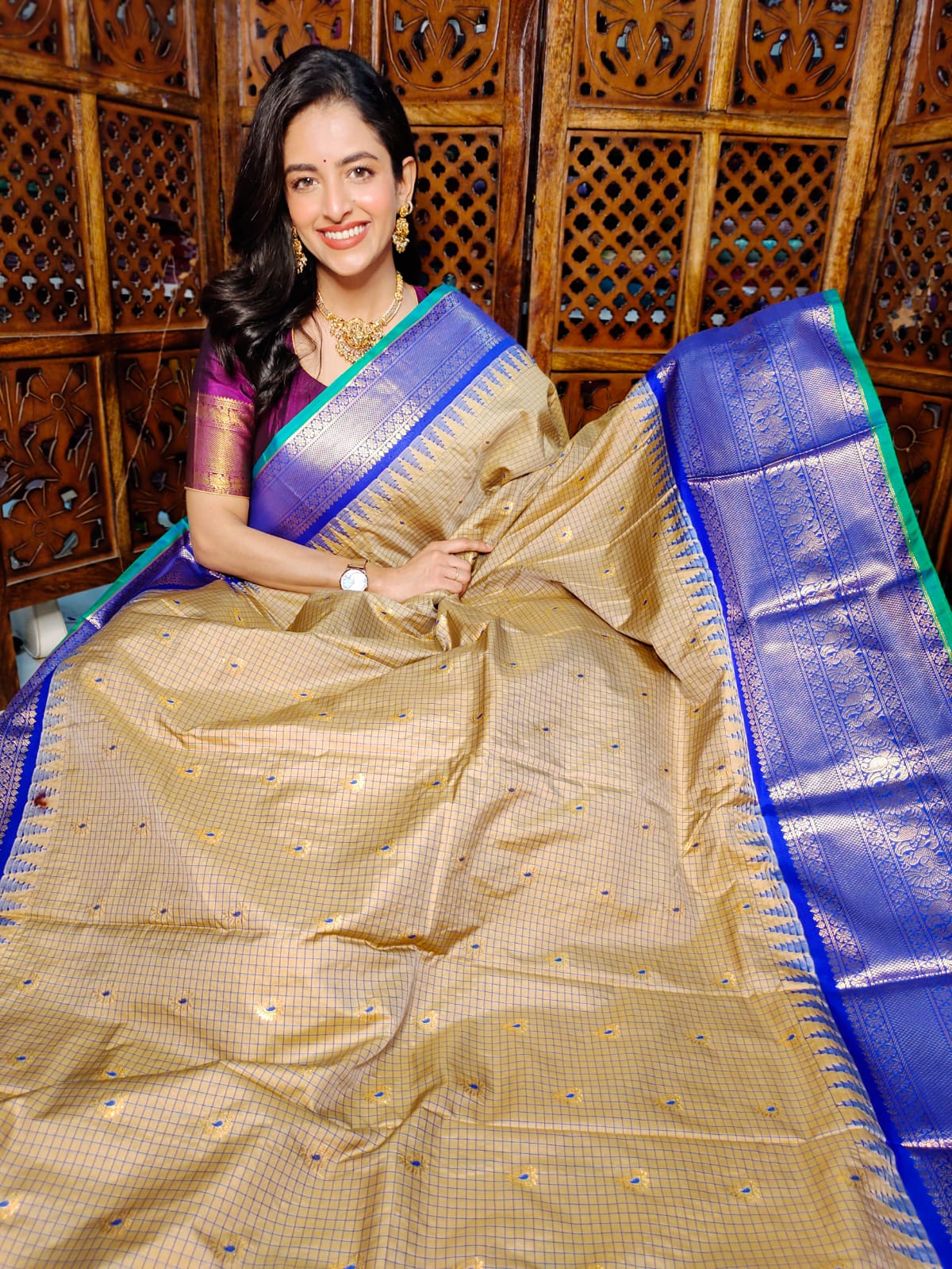 60% offer gadwal silk sarees