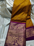 Ashadam gadwal silk saree