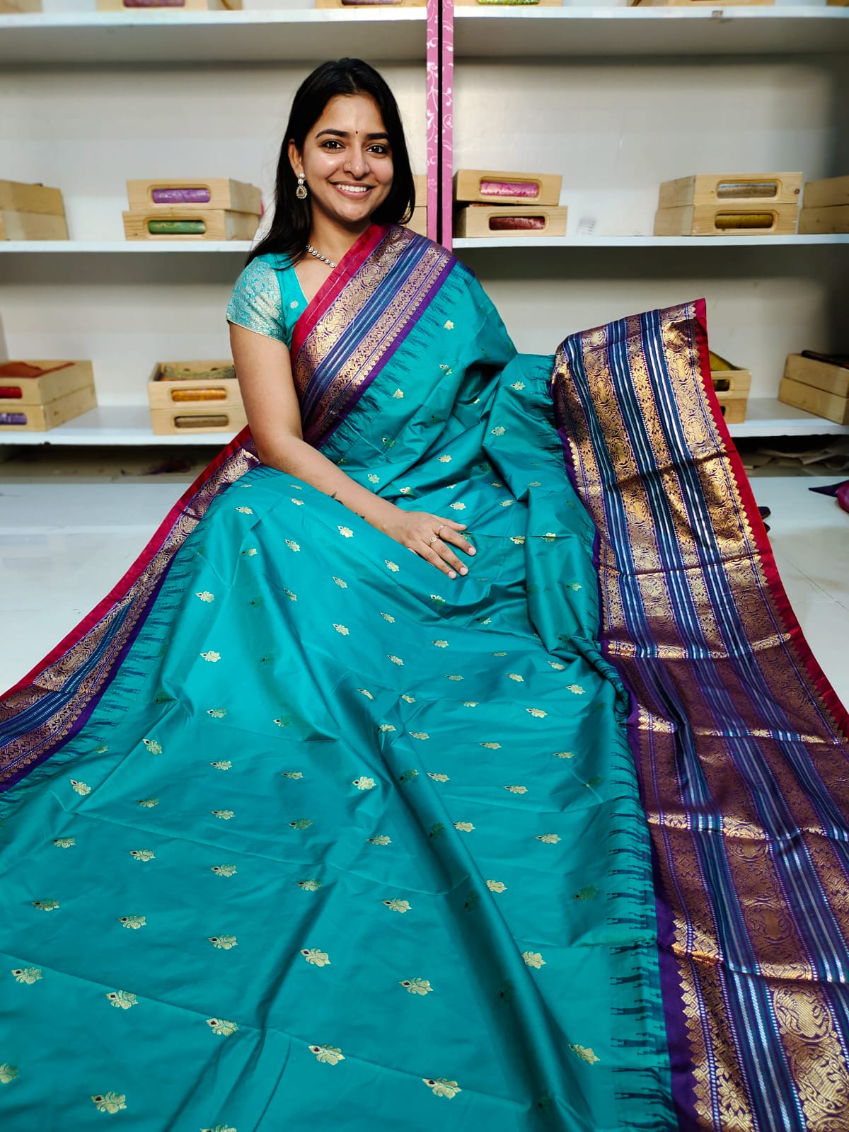 65% offer gadwal silk saree