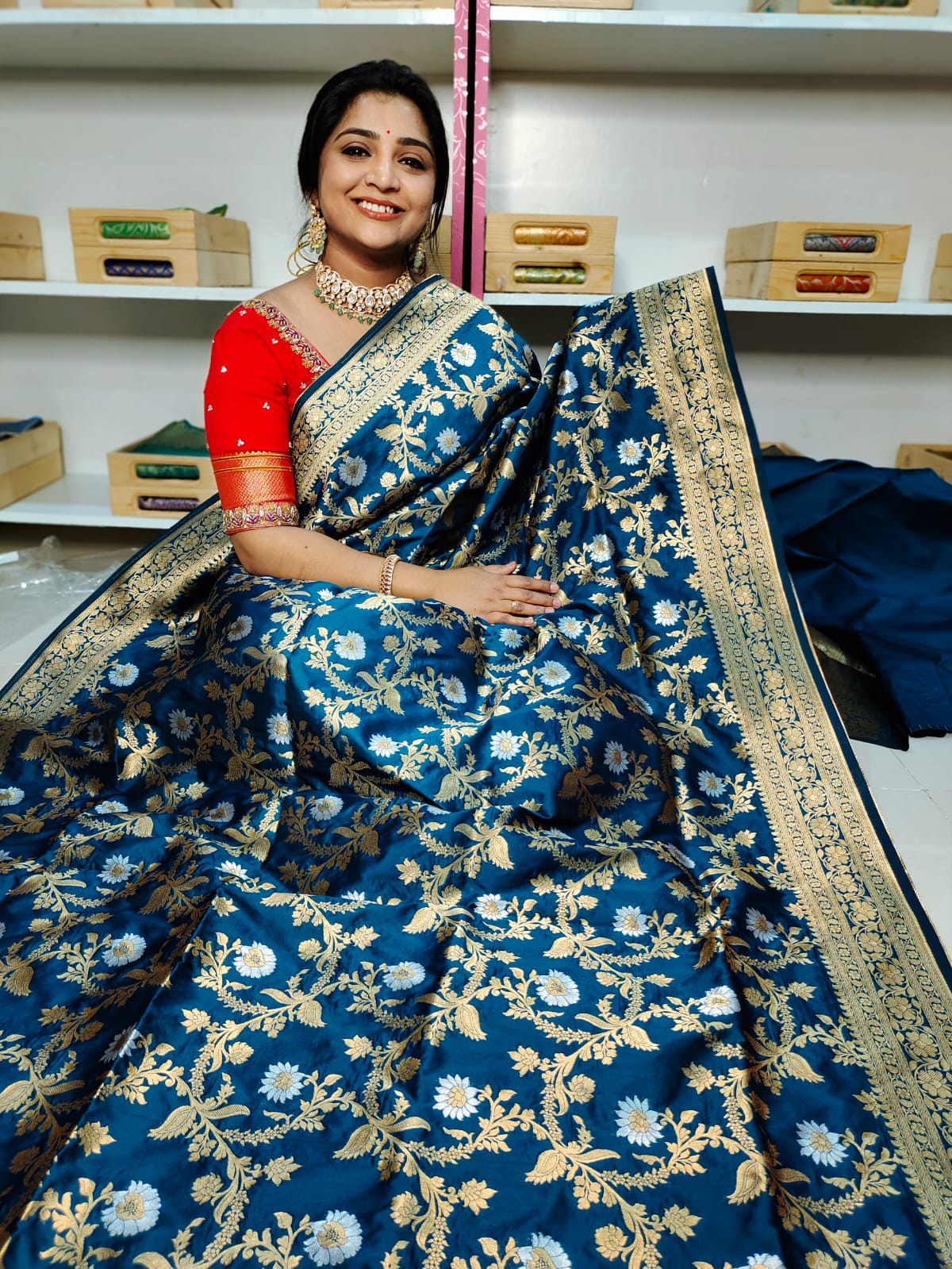 80% Katan banarasi sarees