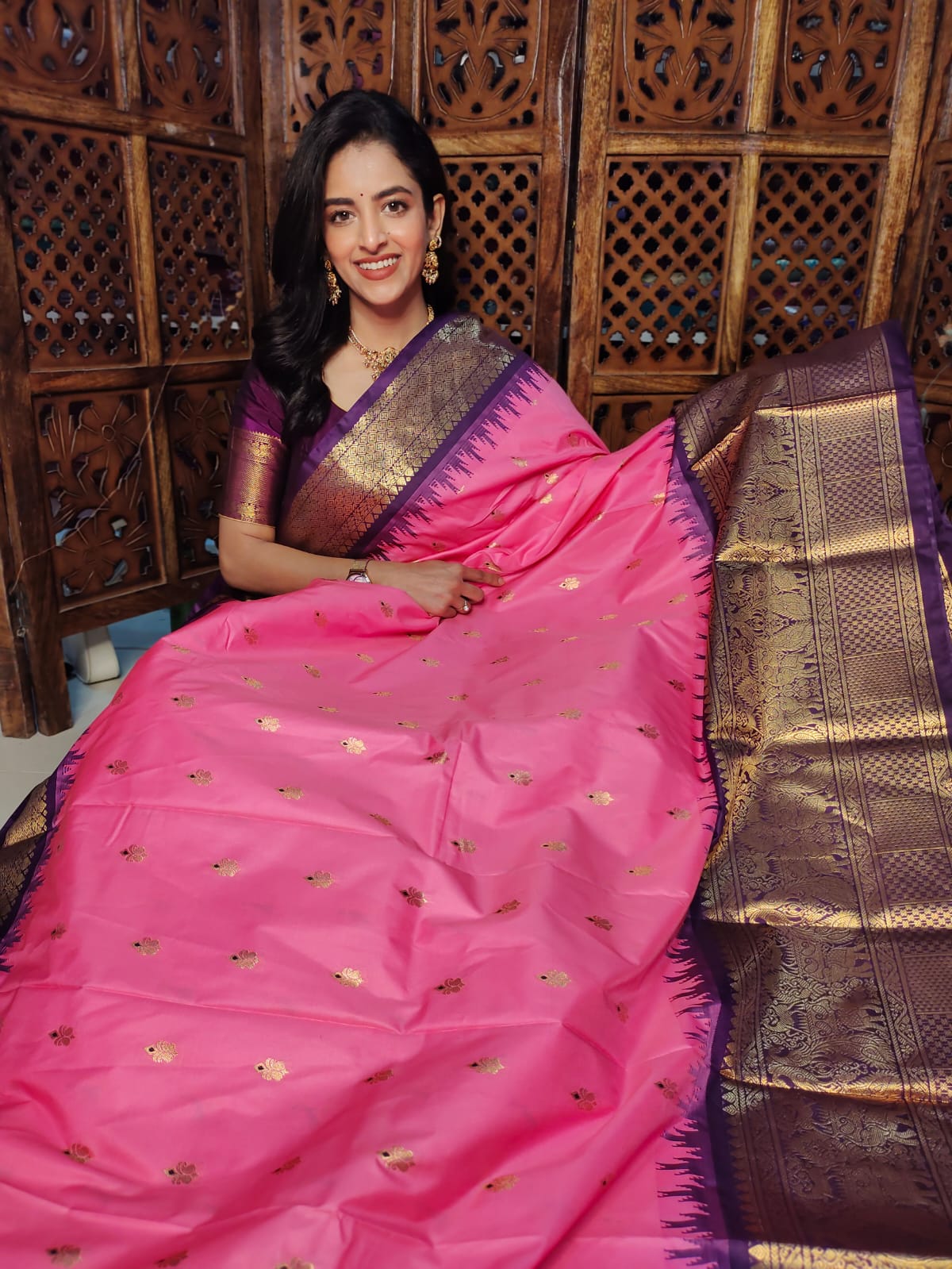 60% offer gadwal silk sarees