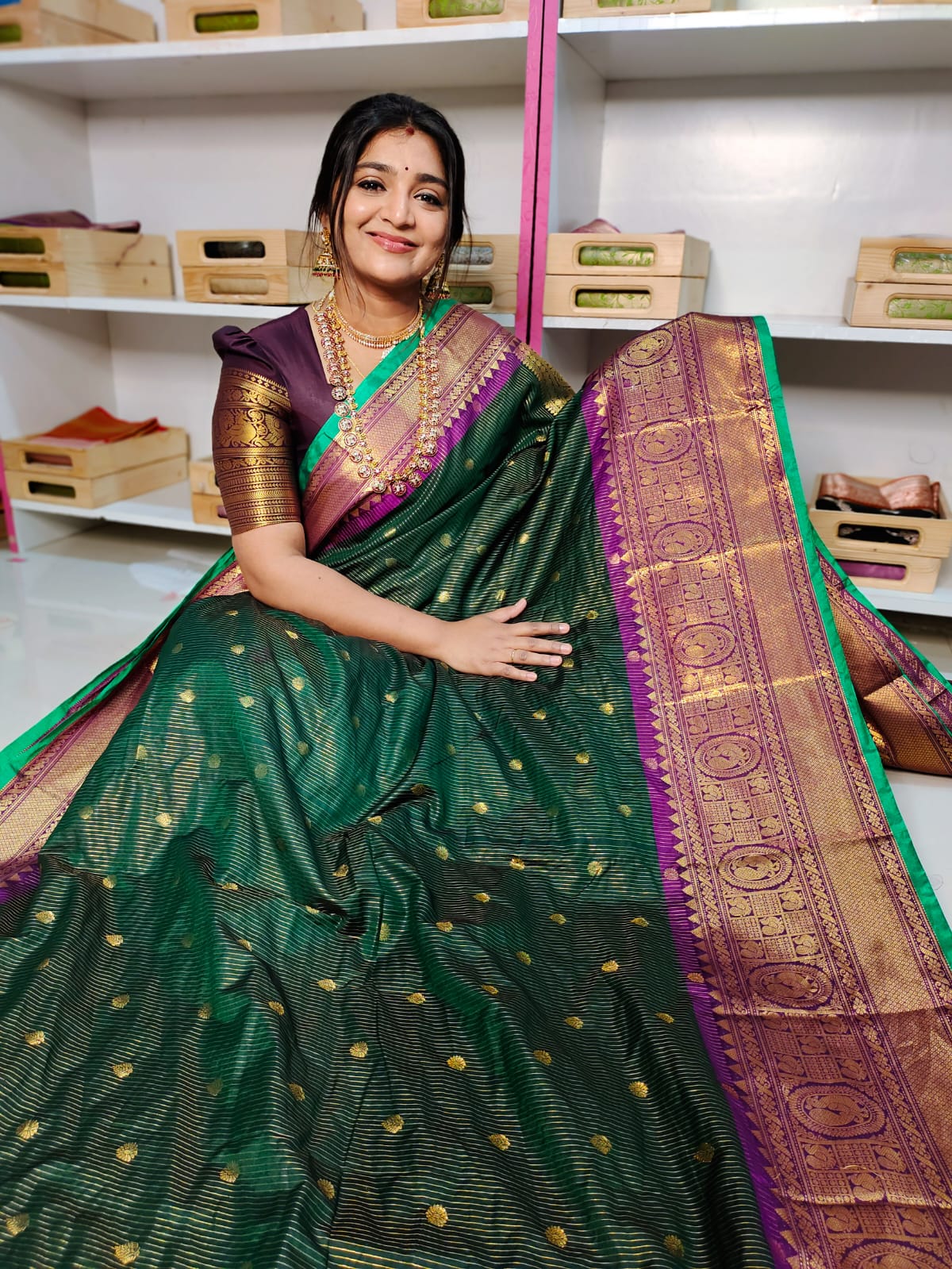 Vitange gadwal silk saree