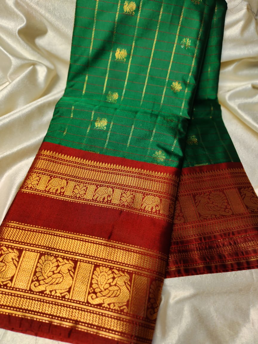 Vitange gadwal silk