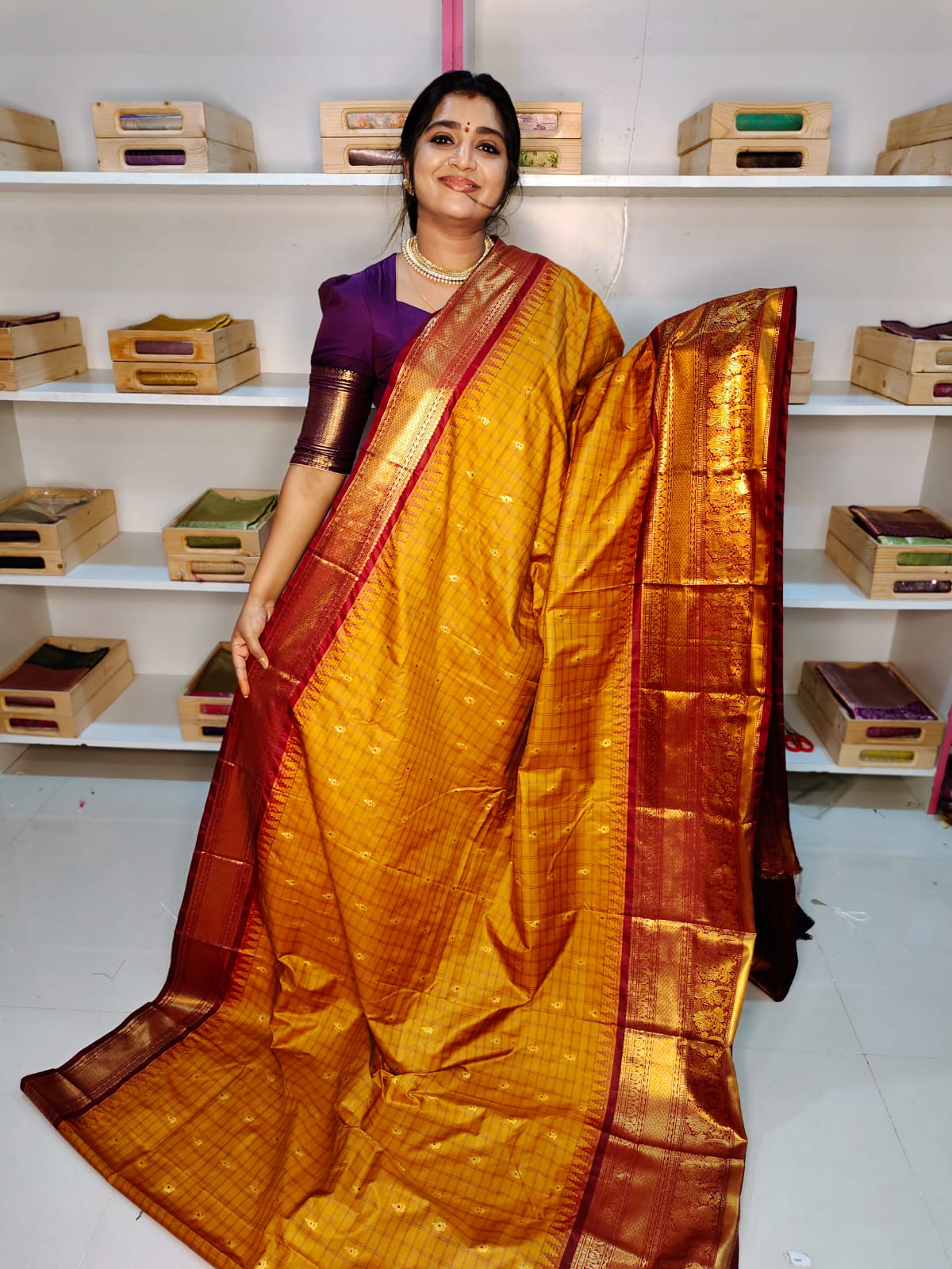 Sravanamasam sale gadwal silk