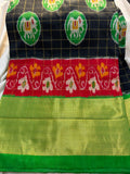 50% ikkat pattu saree