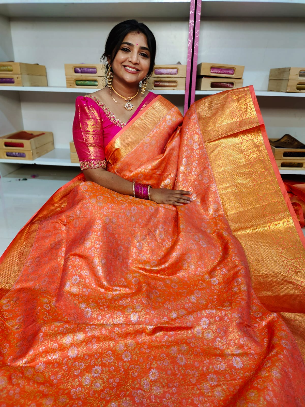 90% offer Kanchi pattu collection